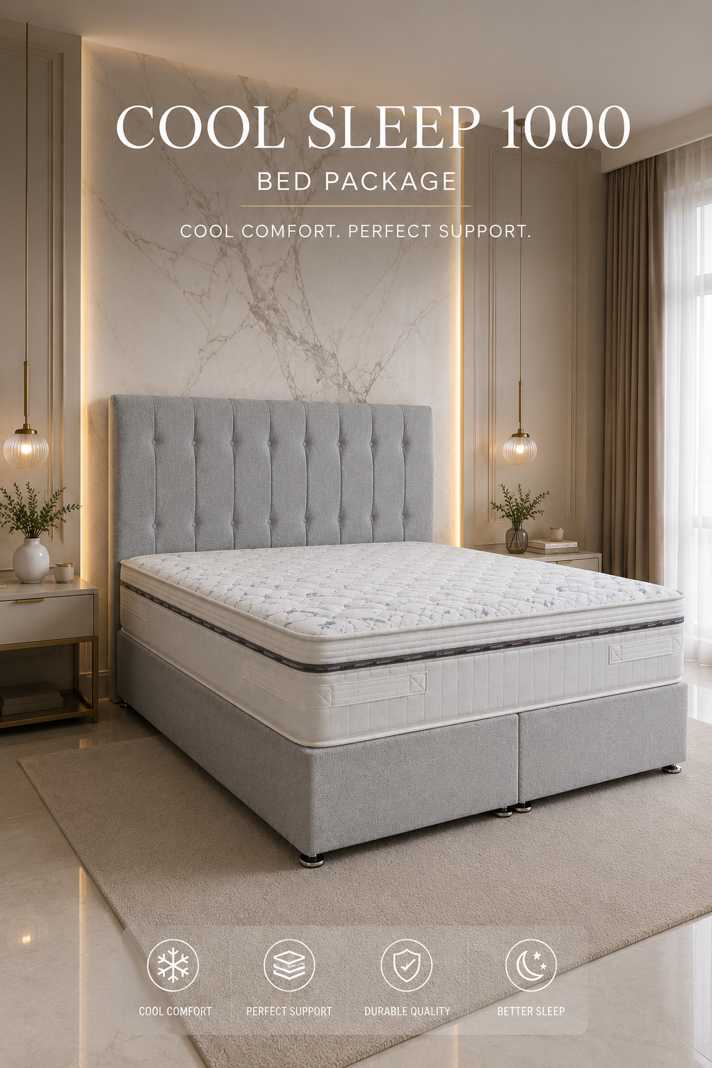 Cool Sleep 1000 Divan Set