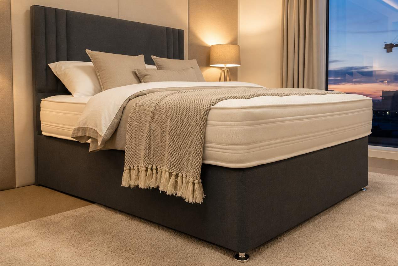 Titan 2 Drawers Divan Set & 24" HB Package Deal