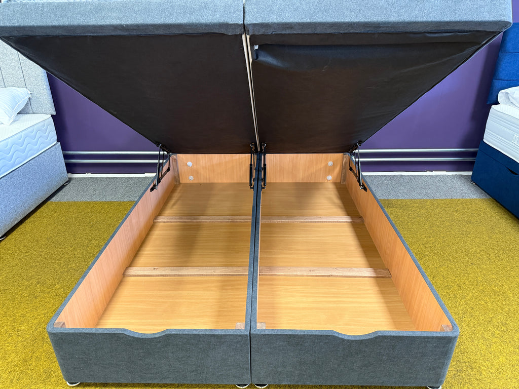 Titan Ottoman Front Opening Divan Set & 24" HB Package Deal