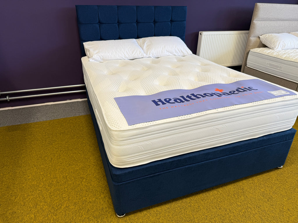 Clyde Ottoman Front Opening Divan Set & 24" Headboard Package Deal