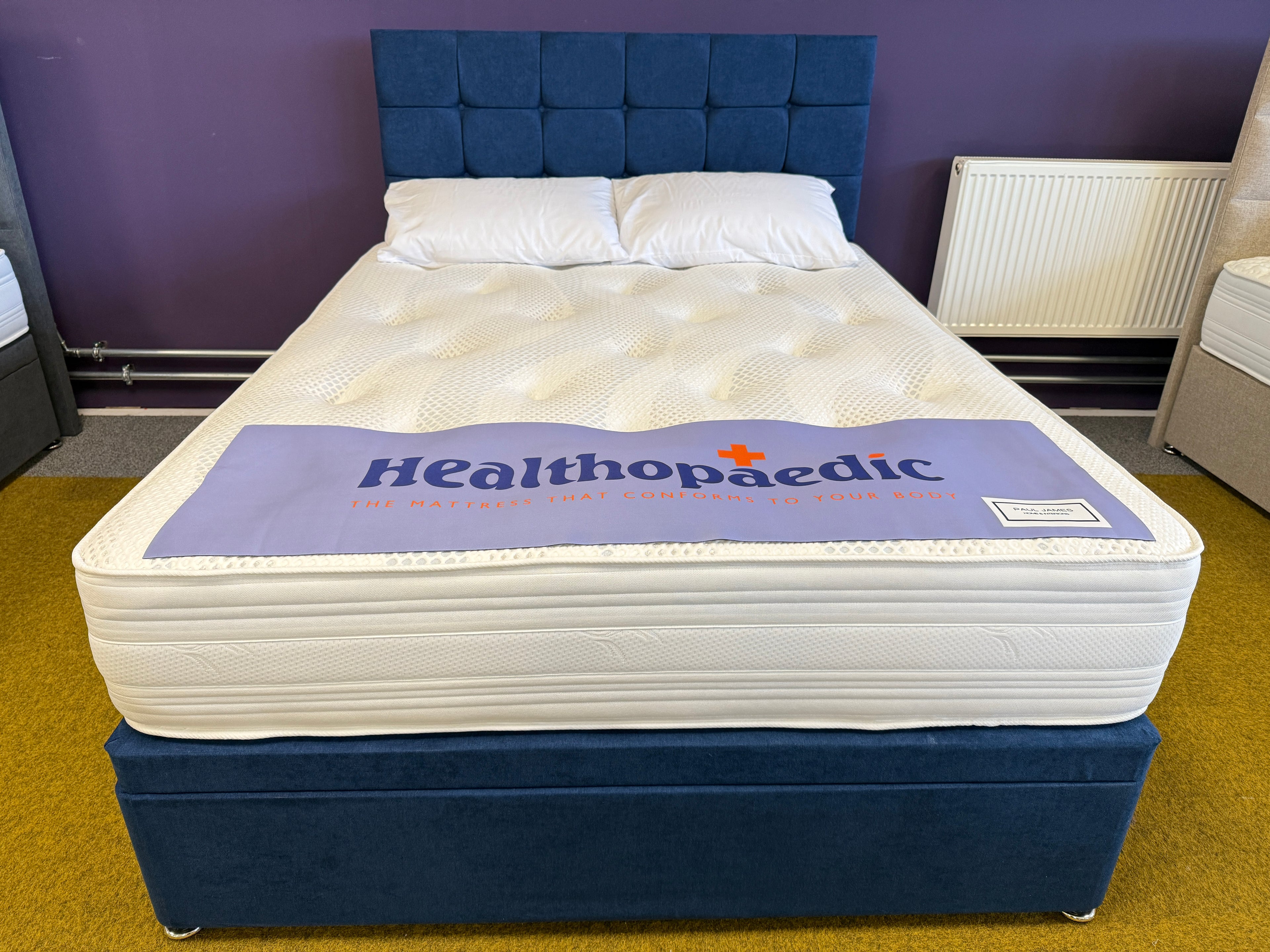 Clyde Ottoman Front Opening Divan Set & 24" Headboard Package Deal