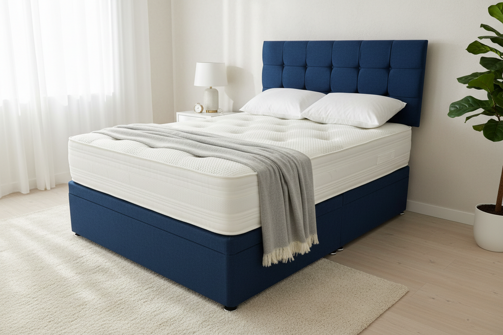 Clyde 2 Drawer Divan Set & 24" Headboard Package Deal