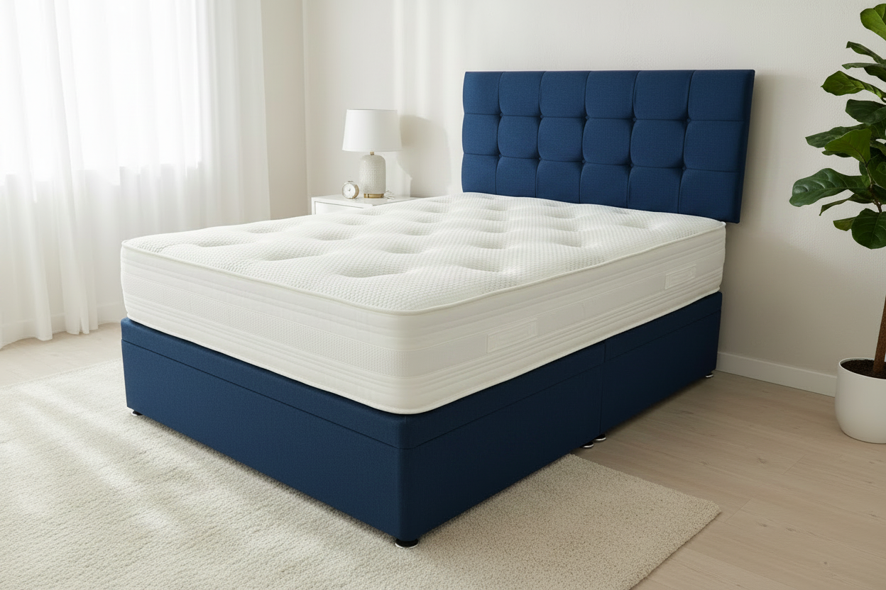 Clyde 2 Drawer Divan Set & 24" Headboard Package Deal