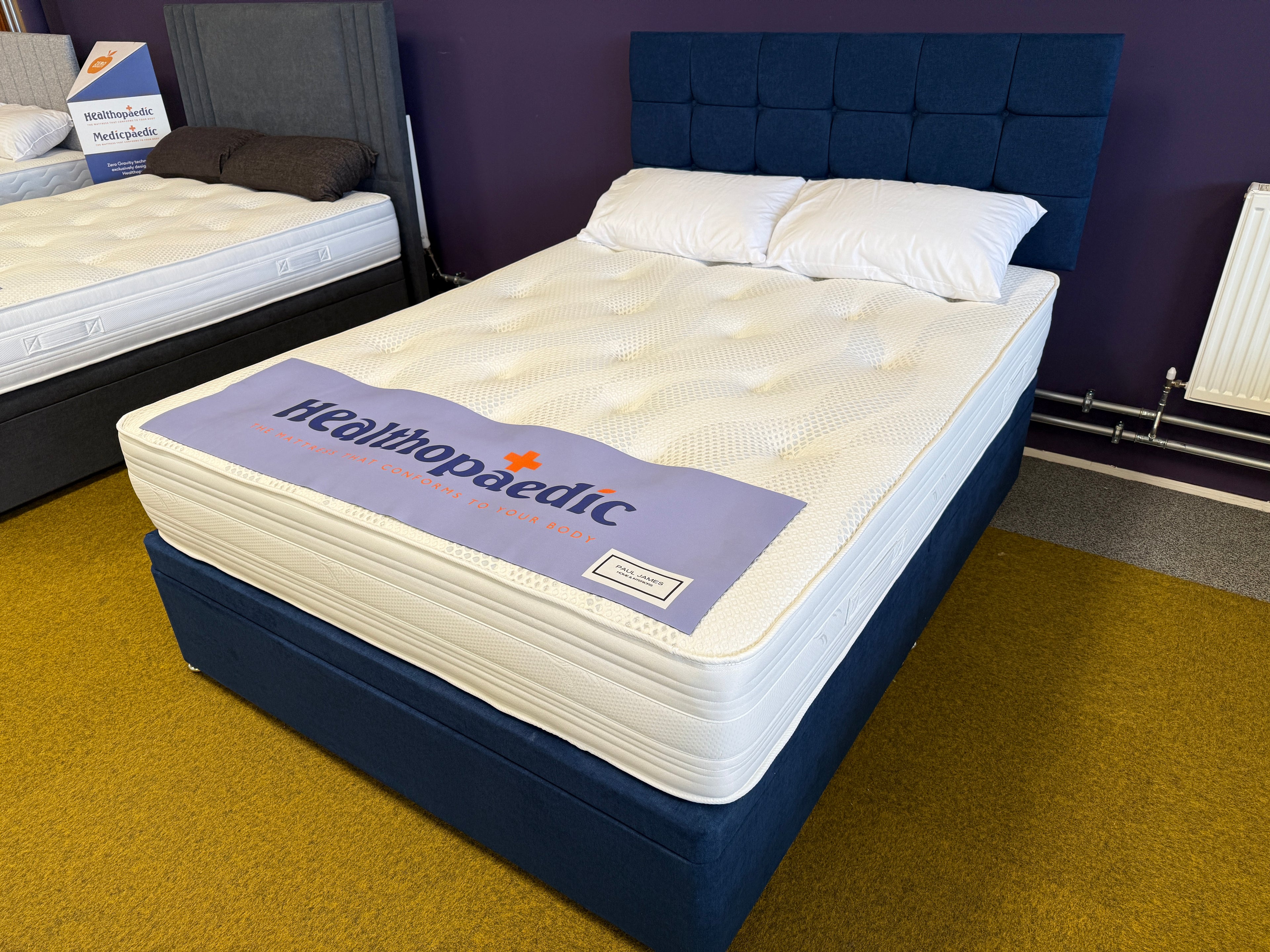 Clyde Ottoman Front Opening Divan Set & 24" Headboard Package Deal