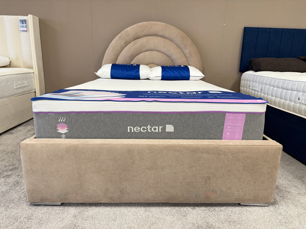 Double Bed Frame with Nectar Mattress