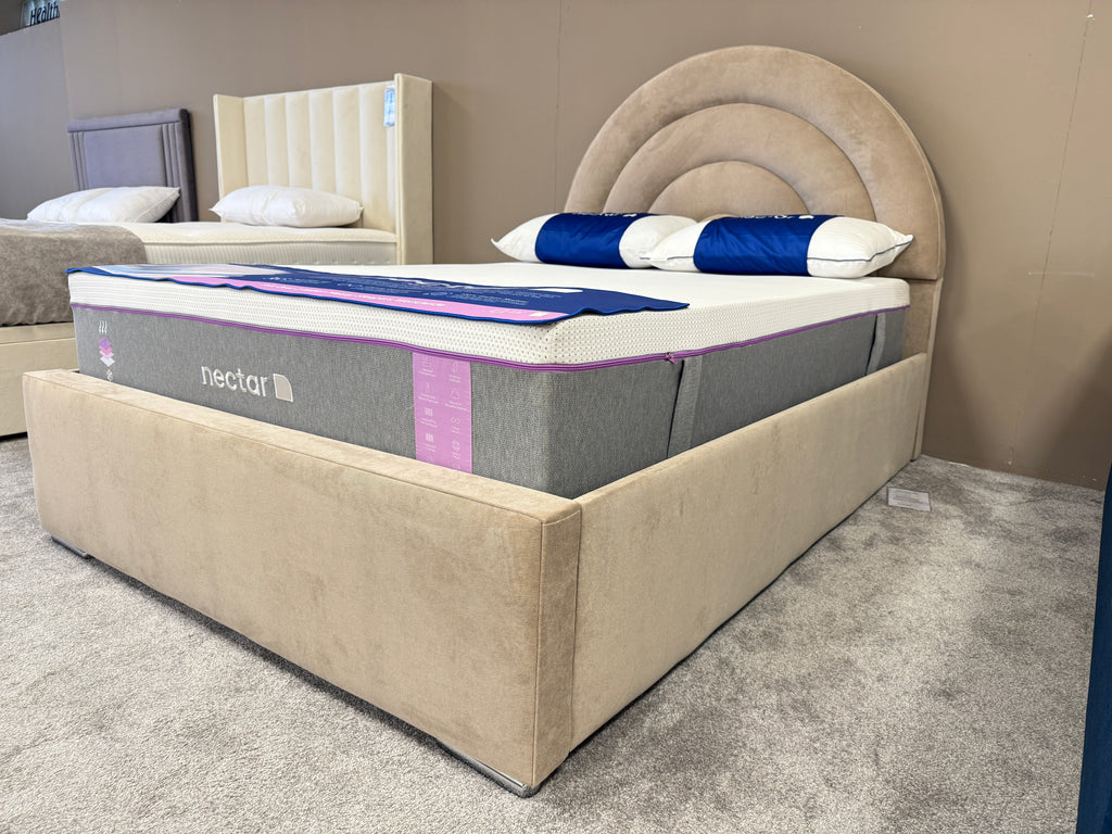 Double Bed Frame with Nectar Mattress