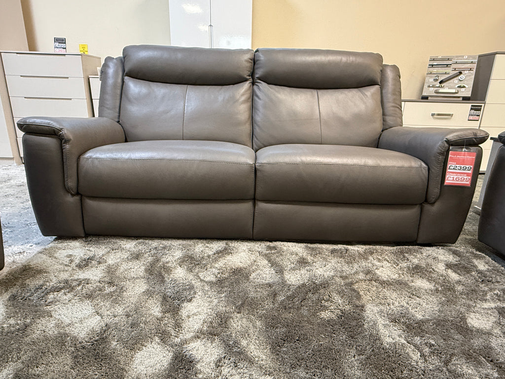 Pregio Italia 3 Seater Leather Sofa
