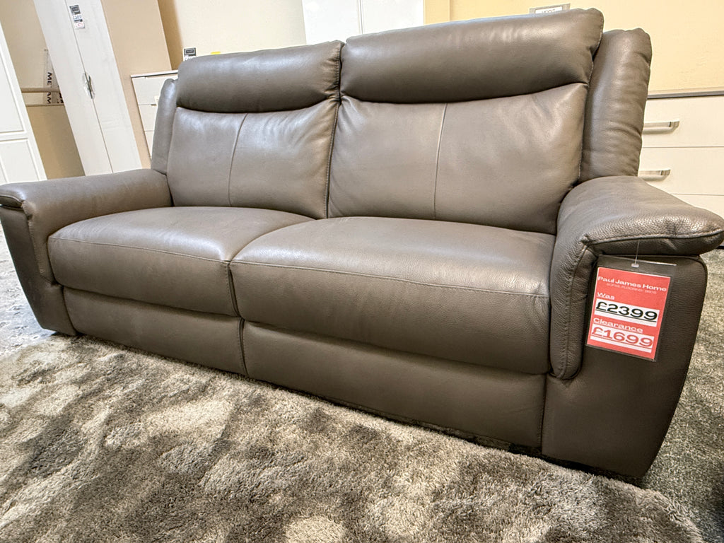 Pregio Italia 3 Seater Leather Sofa