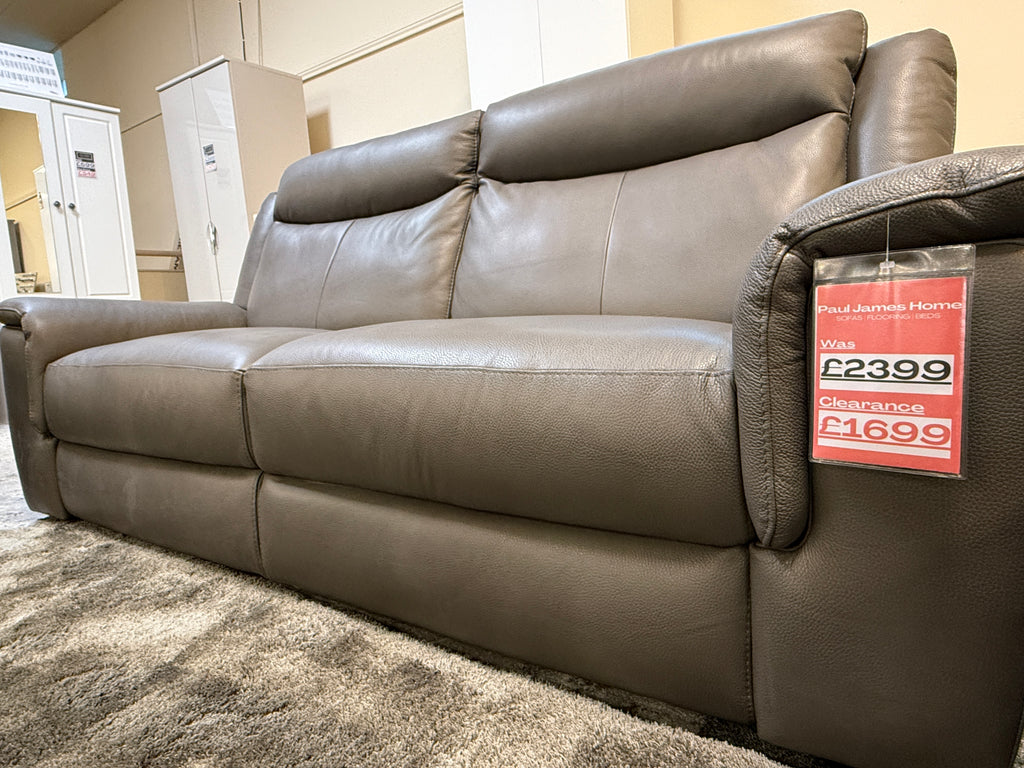 Pregio Italia 3 Seater Leather Sofa