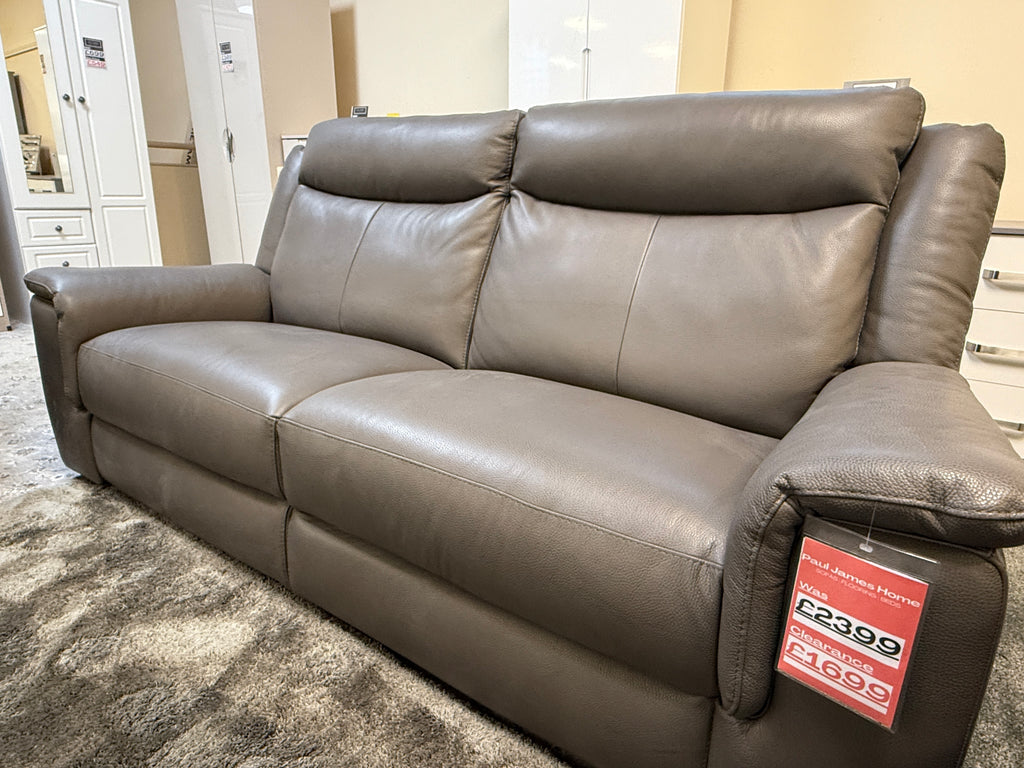 Pregio Italia 3 Seater Leather Sofa