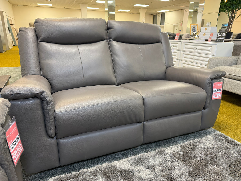 Pregio Italia 2 Seater Leather Recliner Sofa