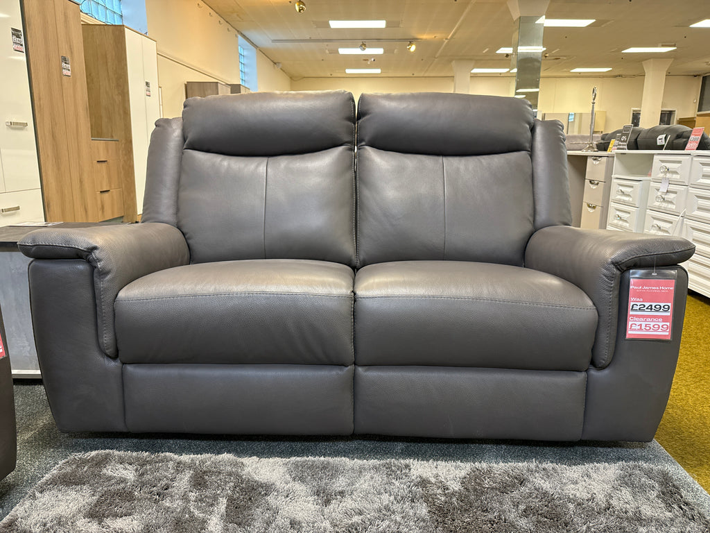 Pregio Italia 2 Seater Leather Recliner Sofa