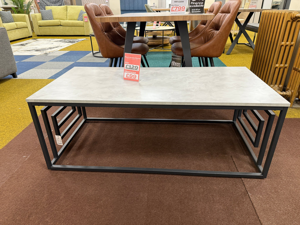 Coffee Table Grey Marble