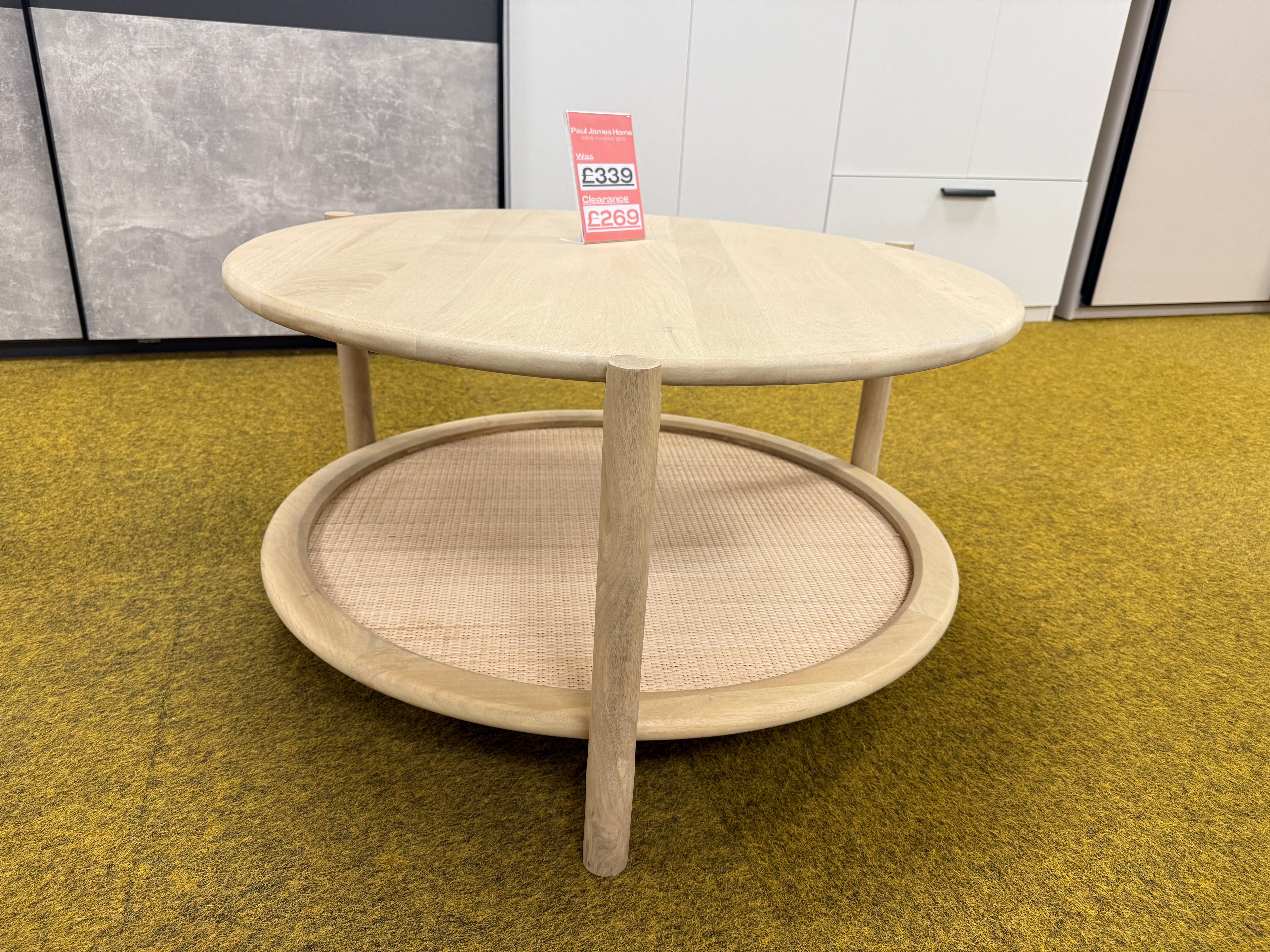 Jonita Rattan Coffee Table