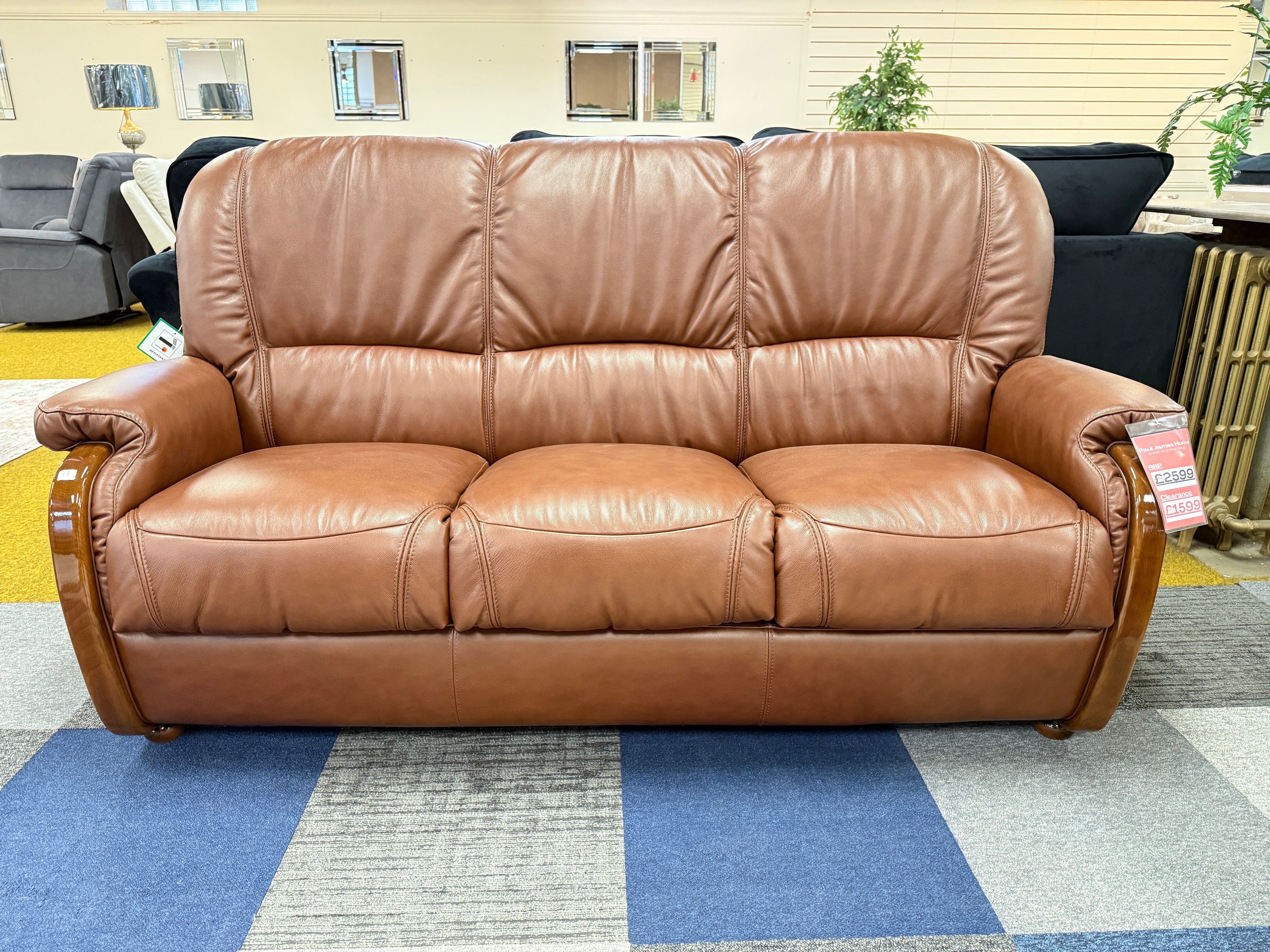 Classic Leather Sofa
