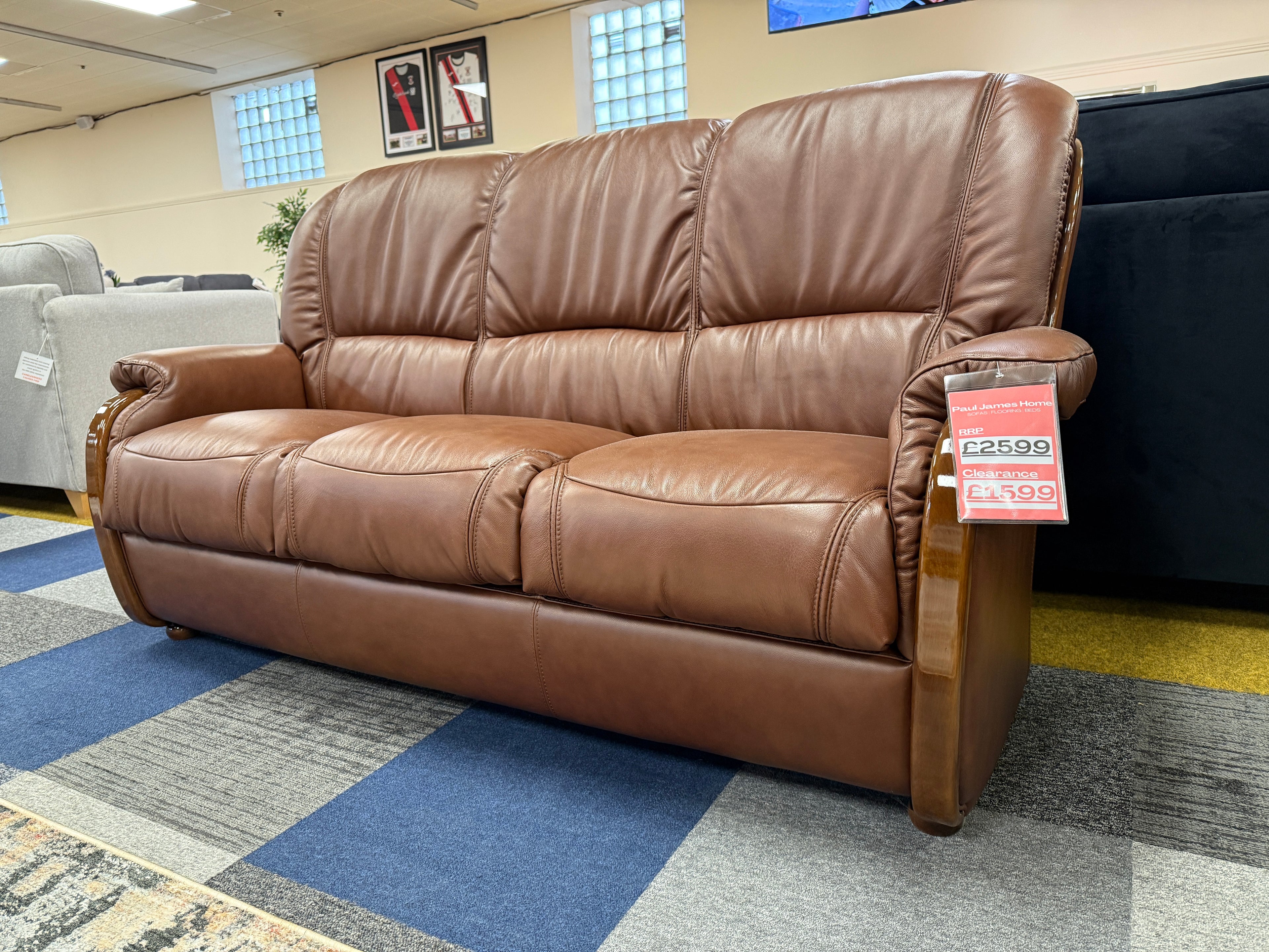 Classic Leather Sofa