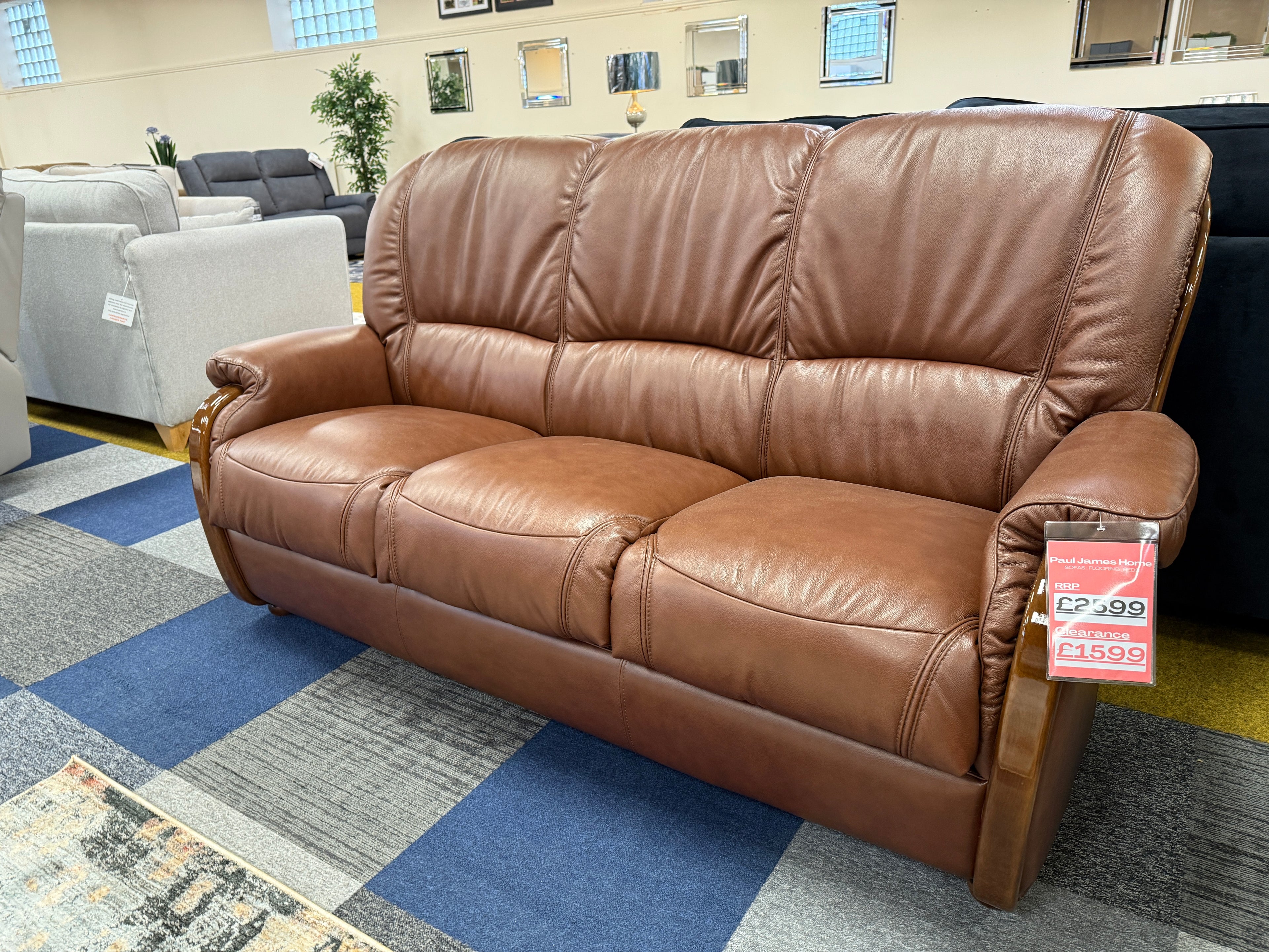 Classic Leather Sofa
