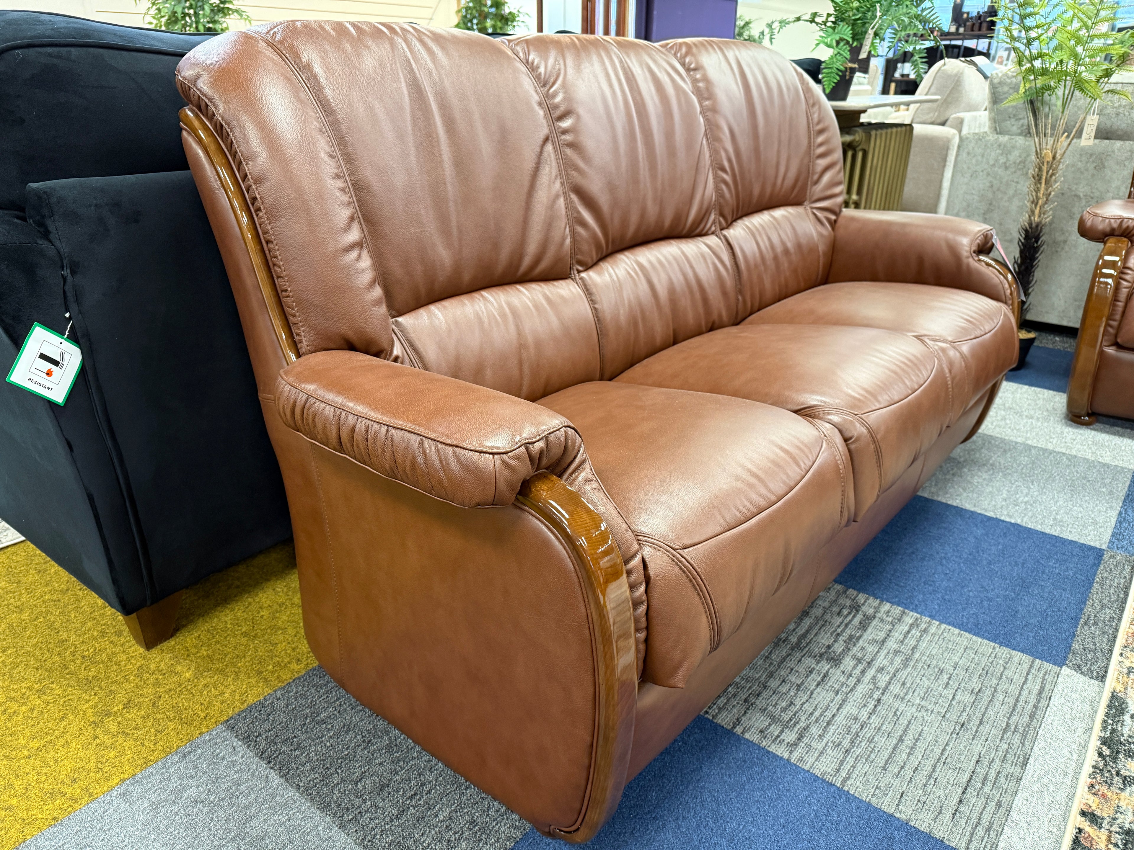 Classic Leather Sofa