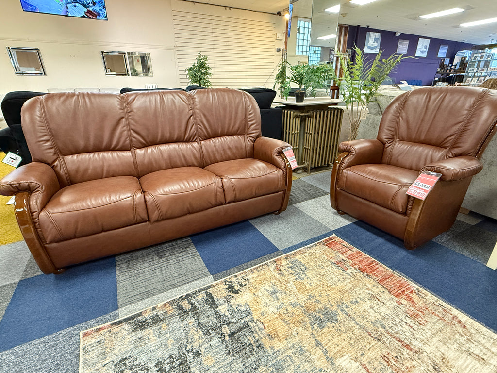 Classic Leather Sofa