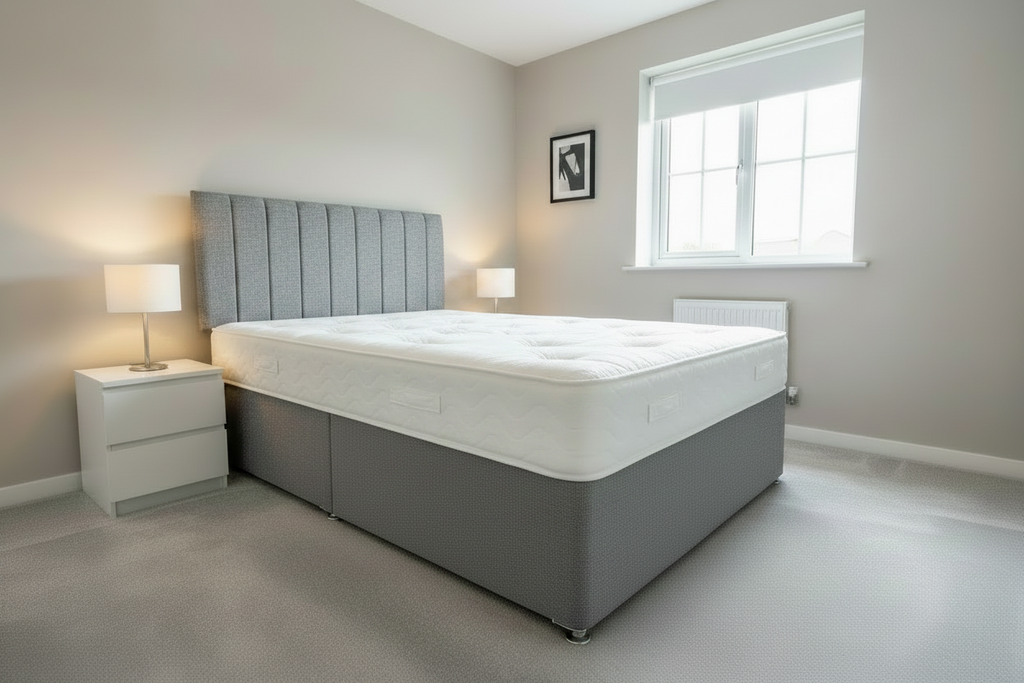 Albert 2 Drawer Divan Set & 24" Headboard Package Deal