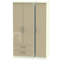Tall Triple 2 Drawer Robe