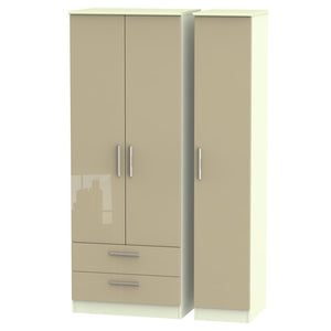 Tall Triple 2 Drawer Robe