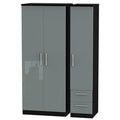 Triple Plain + Drawer Robe