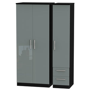 Triple Plain + Drawer Robe