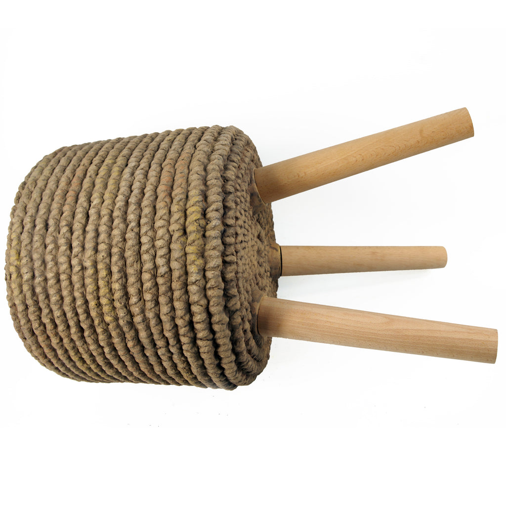 Seagrass Style Composite Planter with Stand