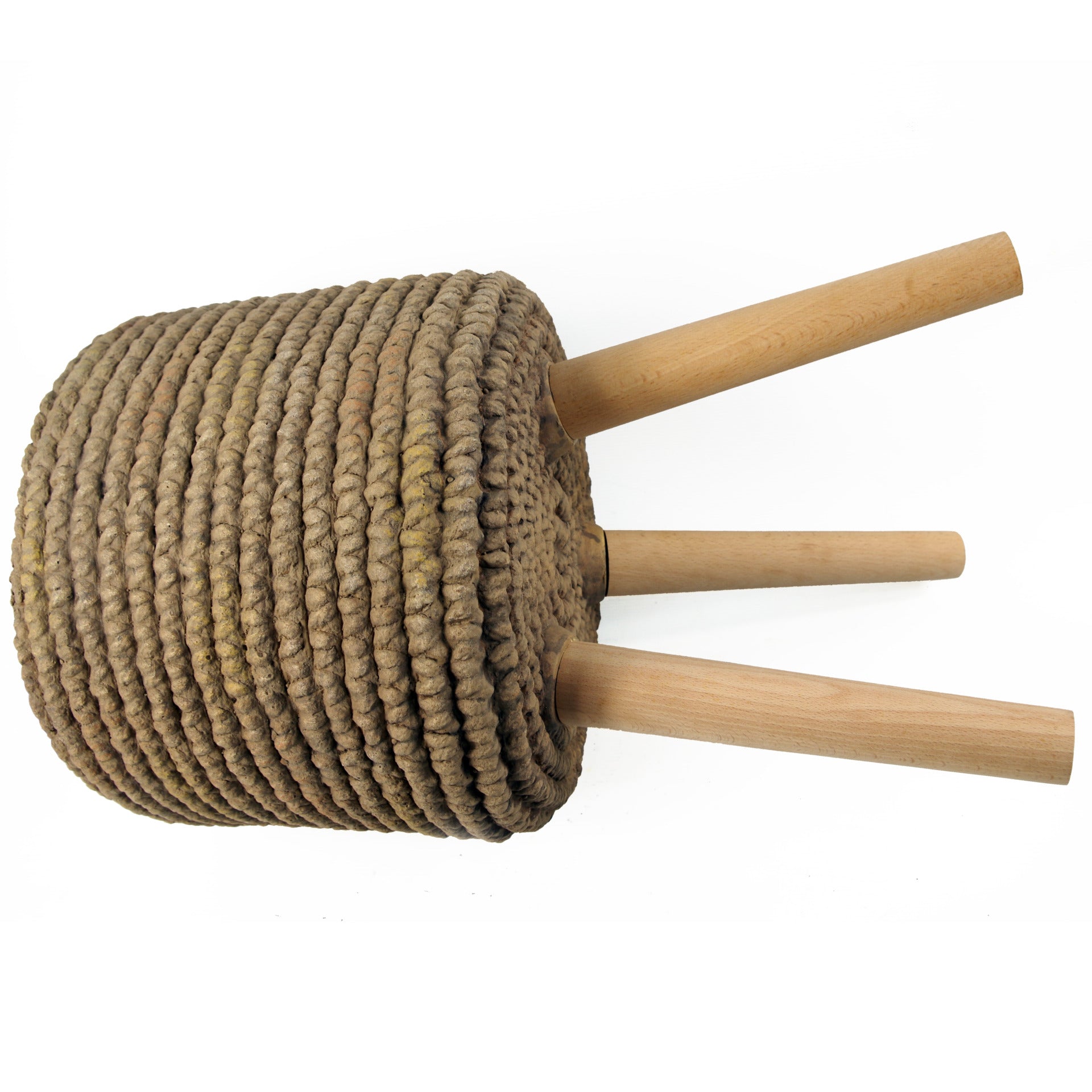 Seagrass Style Composite Planter with Stand