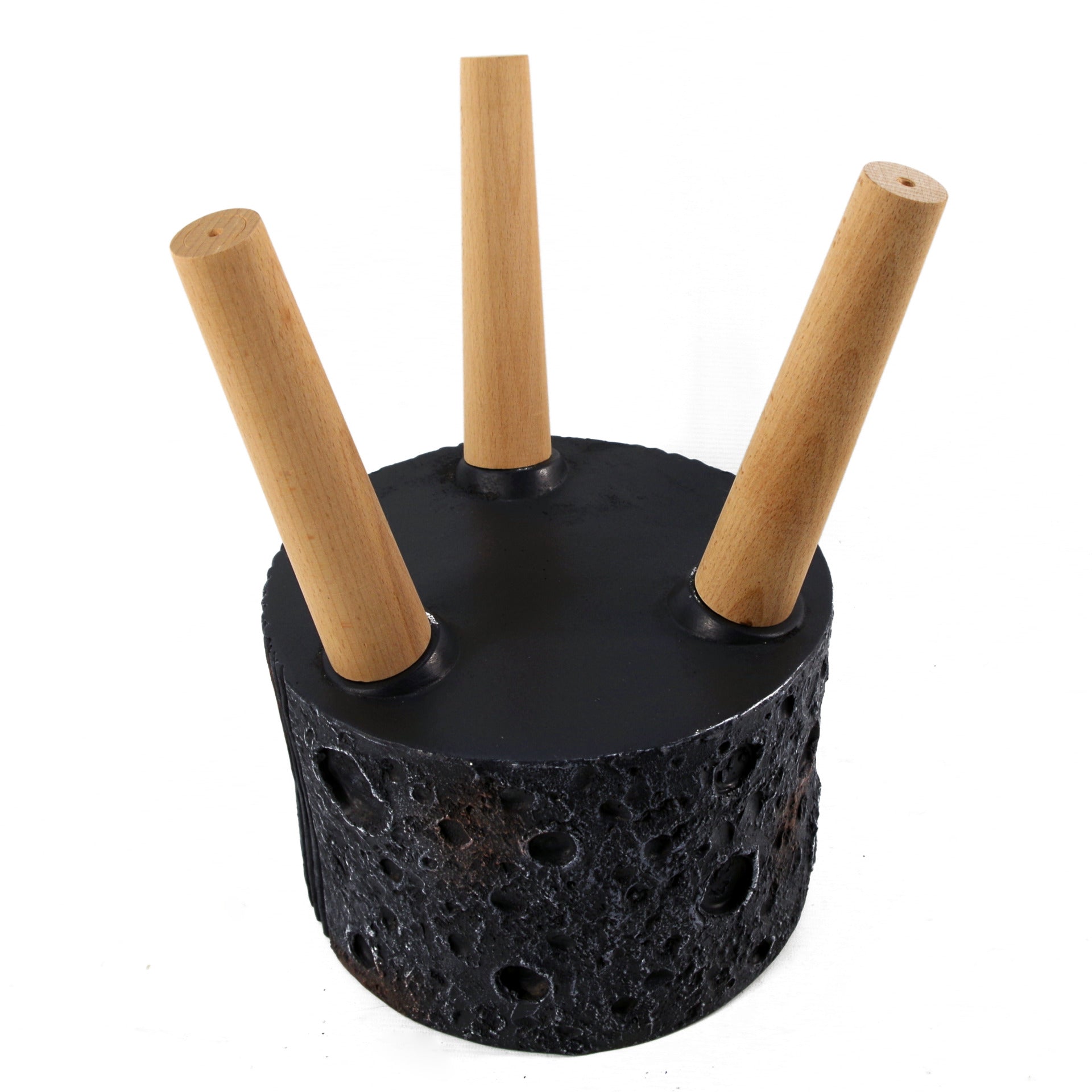 35cm x 24cm Large Lunar Black Planter