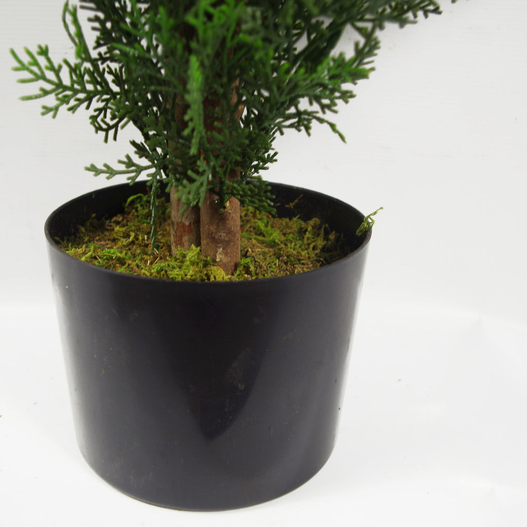 90cm Pair of Artificial Cypress Topiary Trees