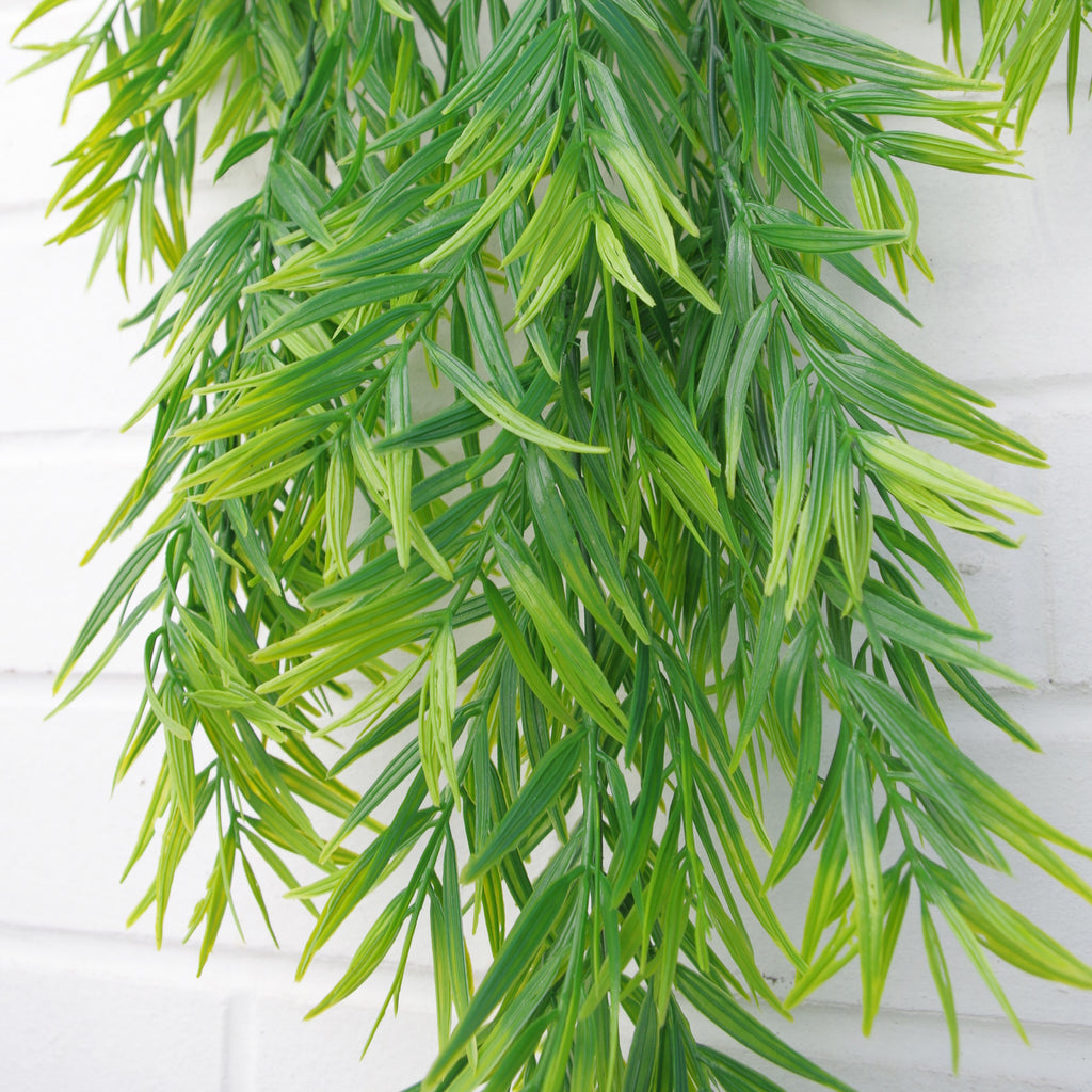 Pack of 12 x 75cm Artificial Hanging Fronded Thyme Plant