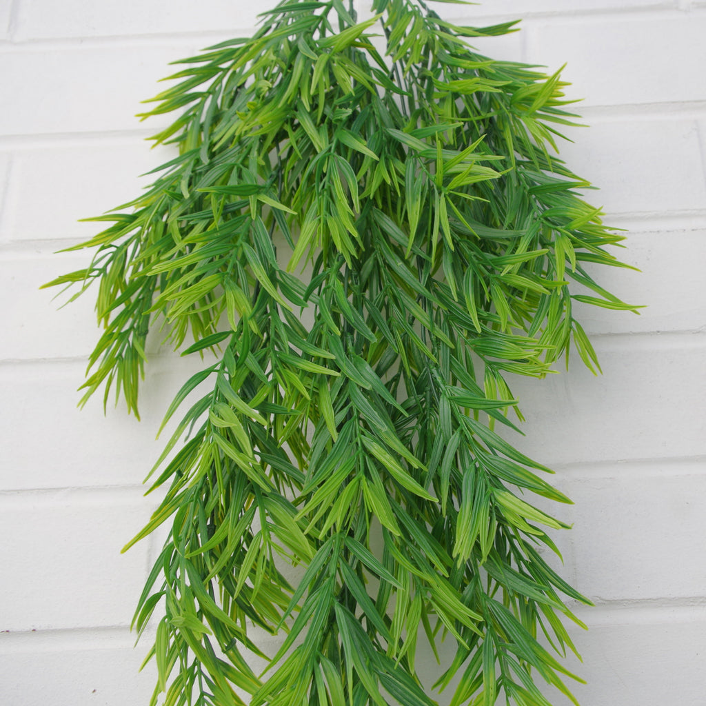 Pack of 12 x 75cm Artificial Hanging Fronded Thyme Plant