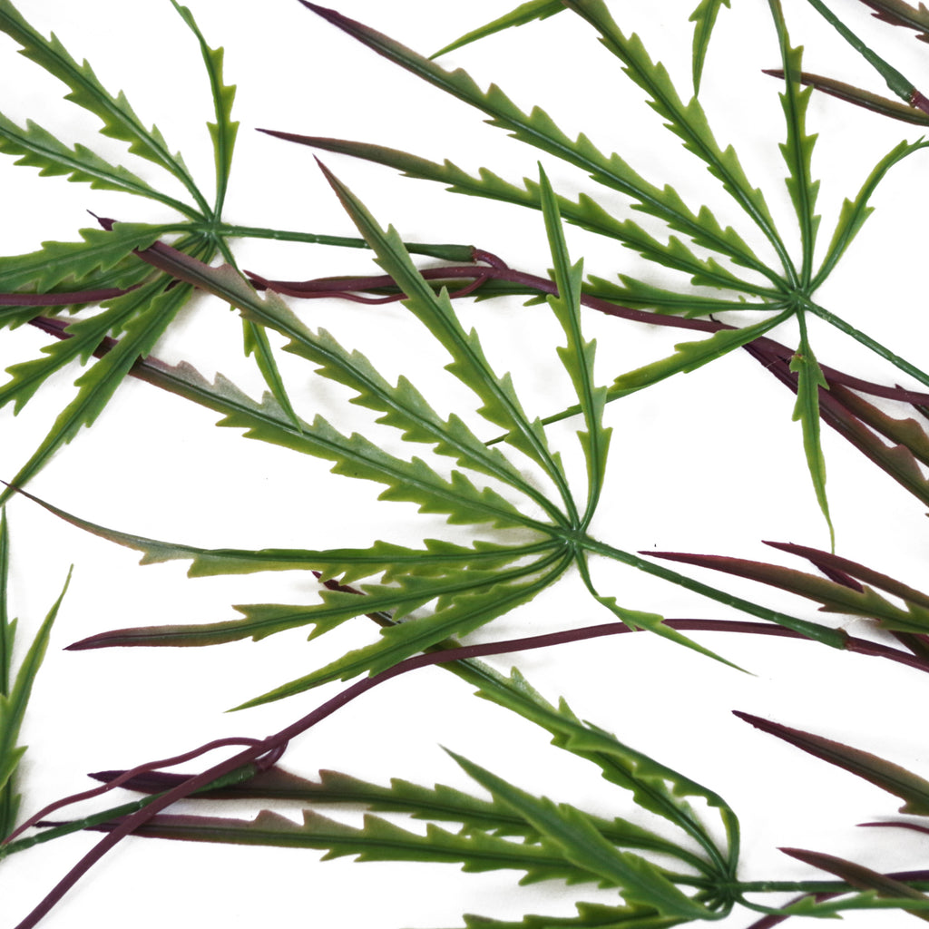 Pack of 12 x 100cm Artificial Hanging Acer Spider Plant
