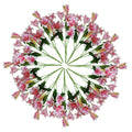 12 x 60cm Artificial Lily Stems - Pink - 144 Flowers