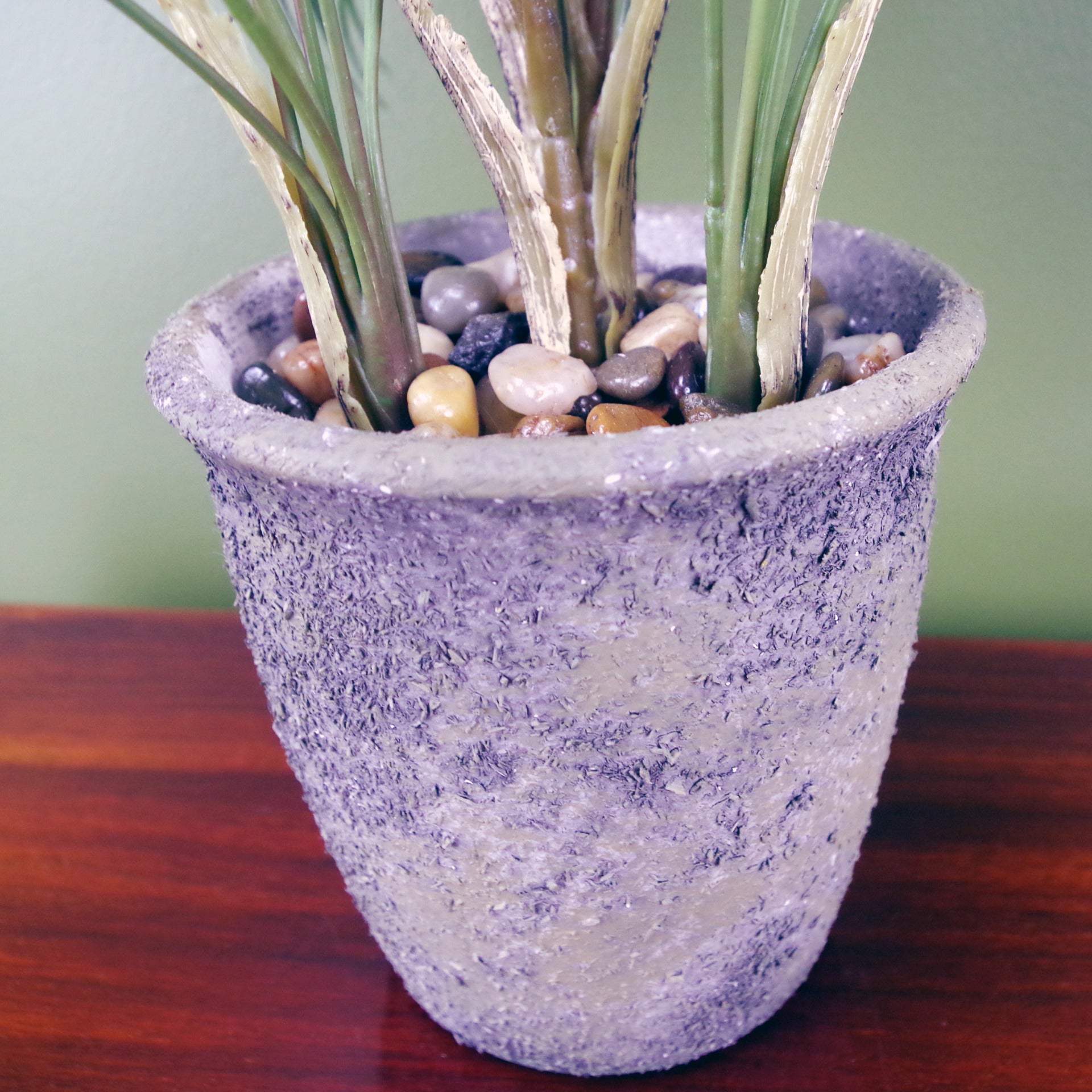 60cm Artificial Mini Tropical Palm in Decorative Planter