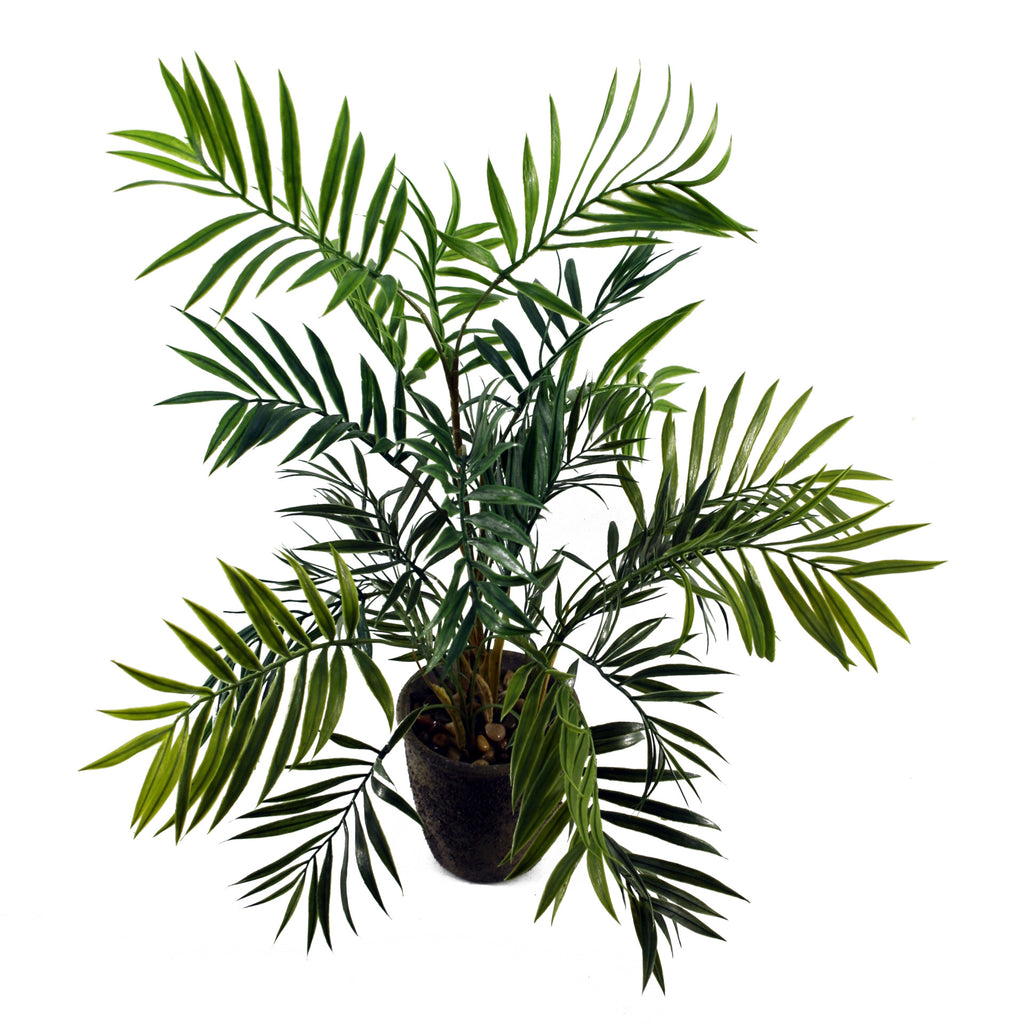 60cm Artificial Mini Palm in Decorative Planter