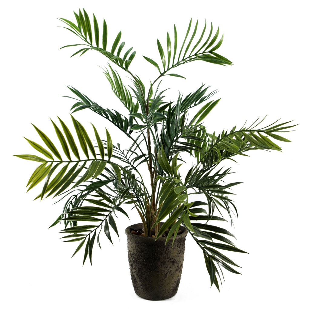 60cm Artificial Mini Palm in Decorative Planter
