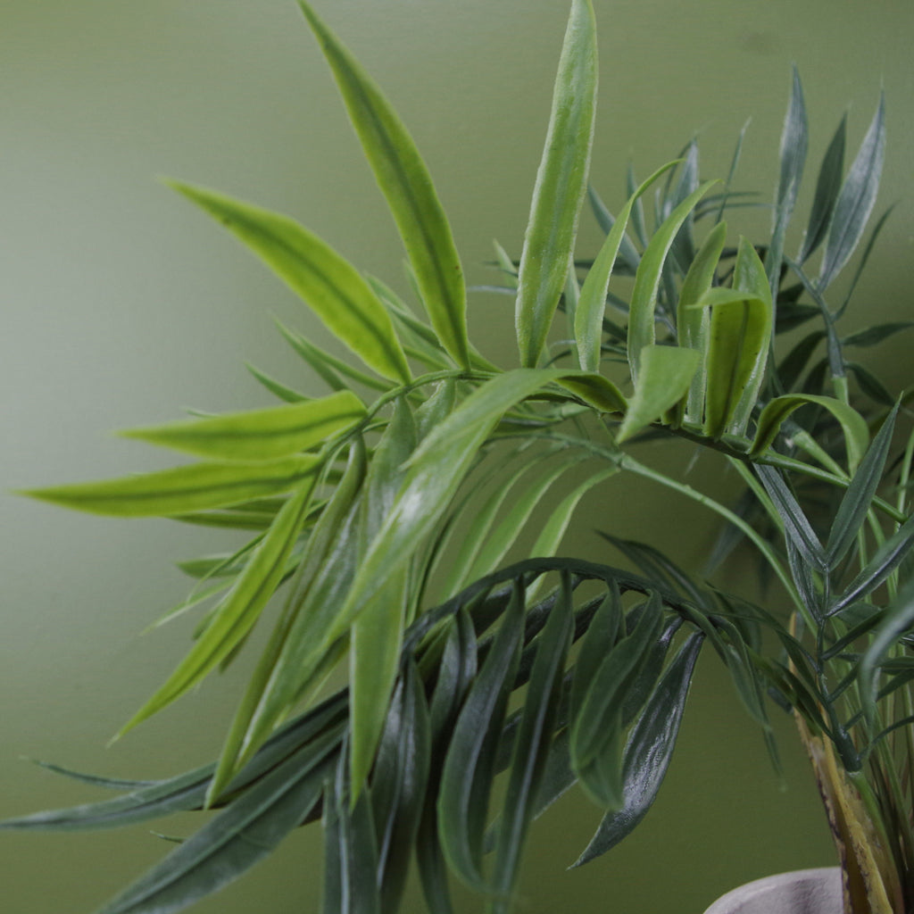 40cm Artificial Mini Tropical Palm in Decorative Planter