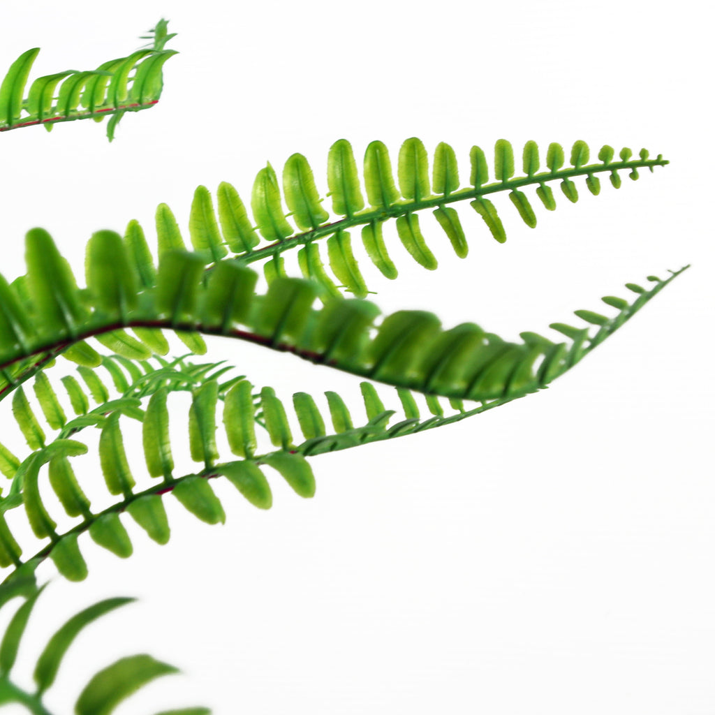 40cm Artificial Fern with Ceramic Planter & Stand