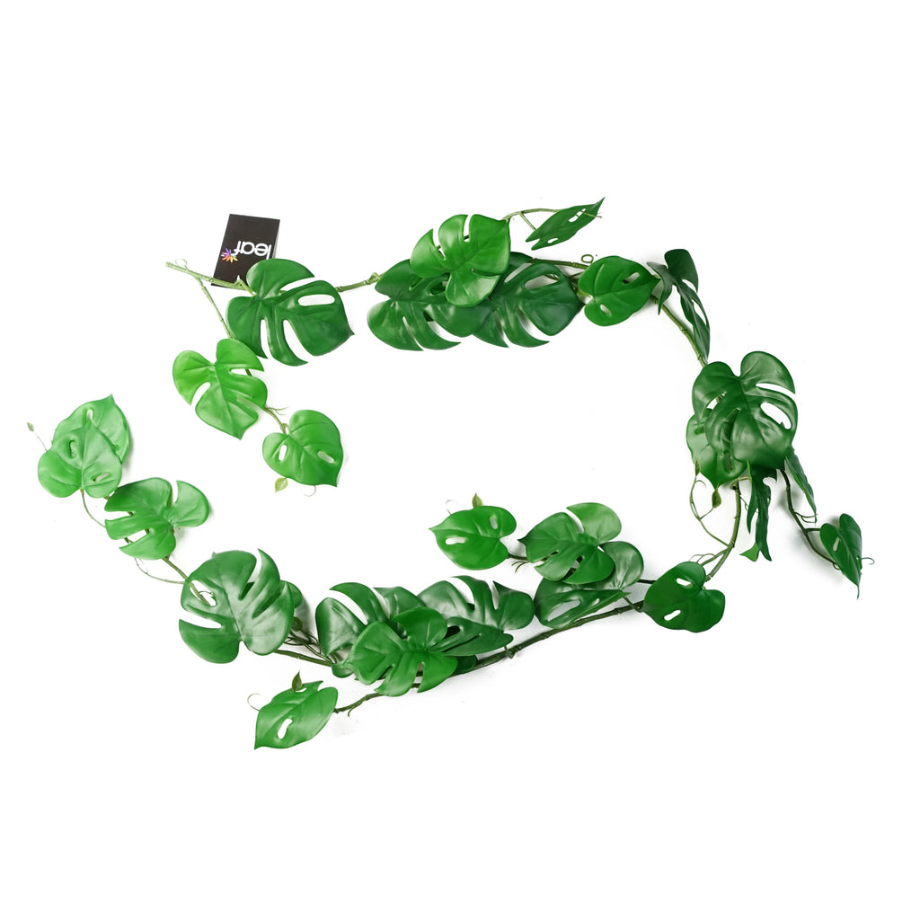 6 x 180cm Artificial Hanging Trailing Monstera Plant