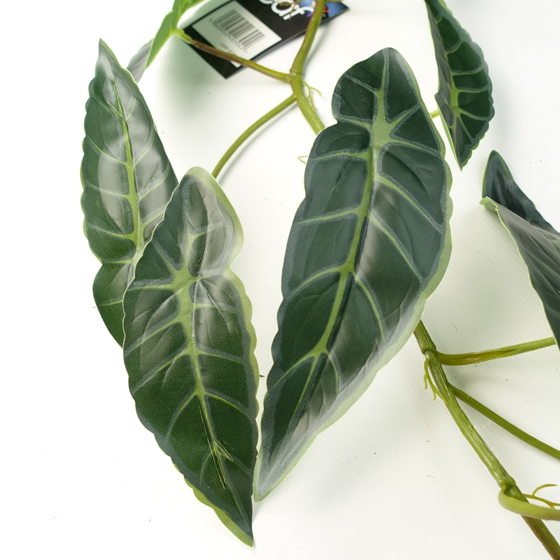 6 x 110cm Artificial Hanging Trailing Dark Green Leaf Plant
