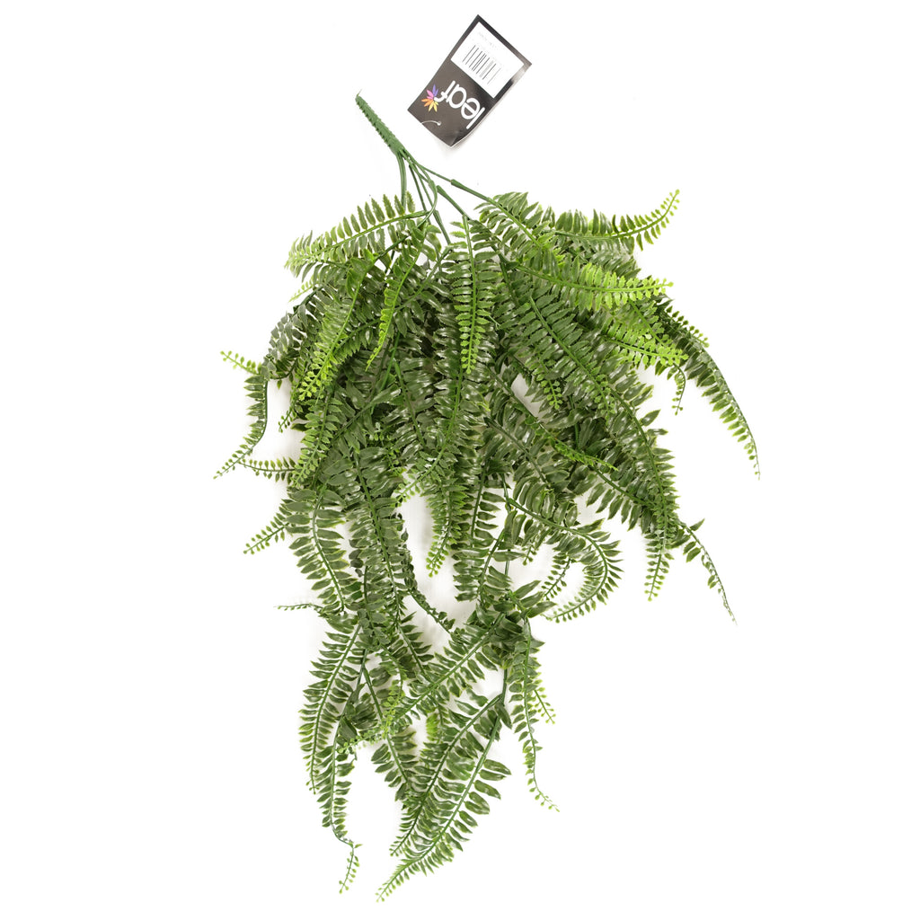 Pack of 12 x 70cm UV Resistant Artificial Boston Fern Bush