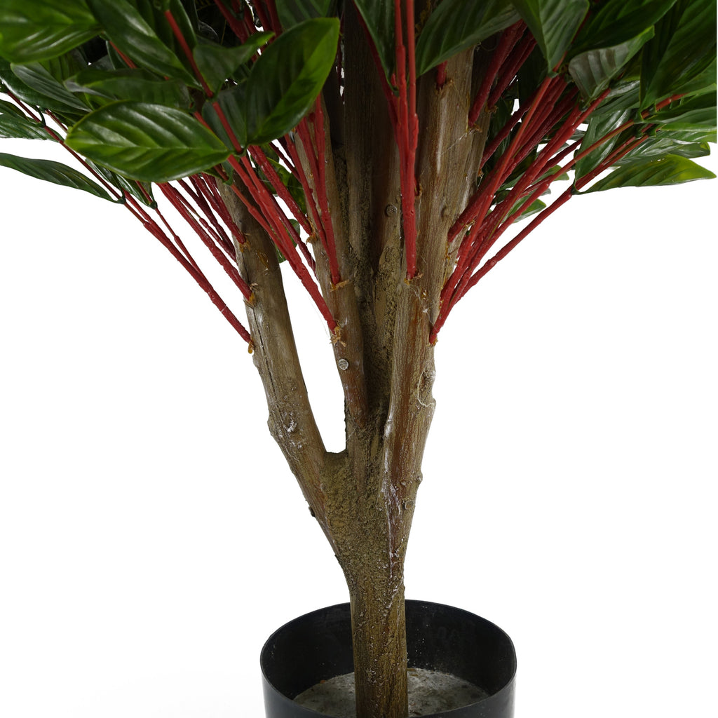 90cm UV Resistant Gloxinia Single Ball Topiary with 1608 Leaves and Natural Trunk