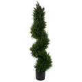 120cm Sprial Cypress Tree Artificial Topiary