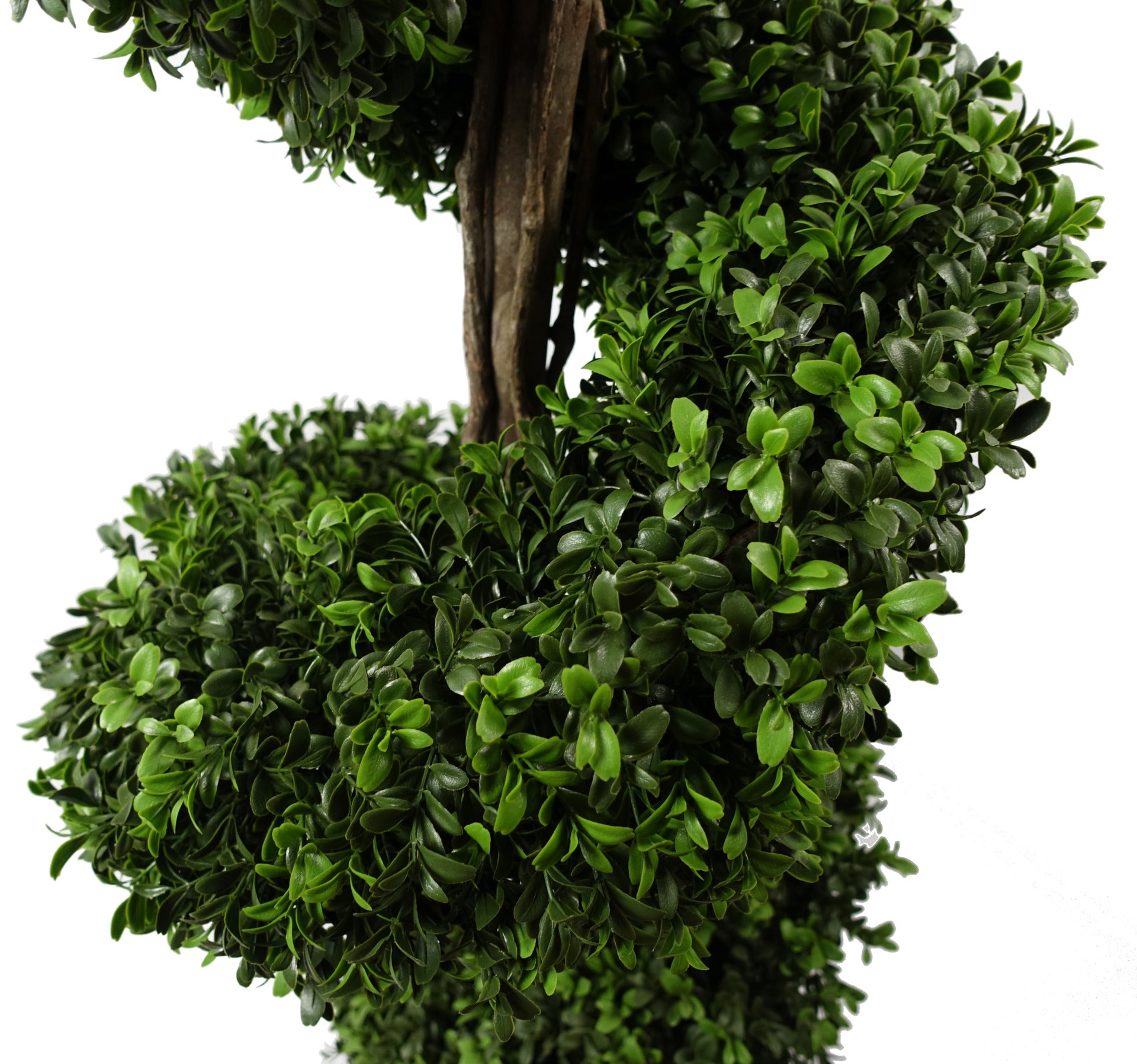 150cm Pair of Spiral Buxus Artificial Tree UV Resistant Outdoor