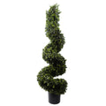 120cm Sprial Boxwood Artificial Tree UV Resistant Outdoor
