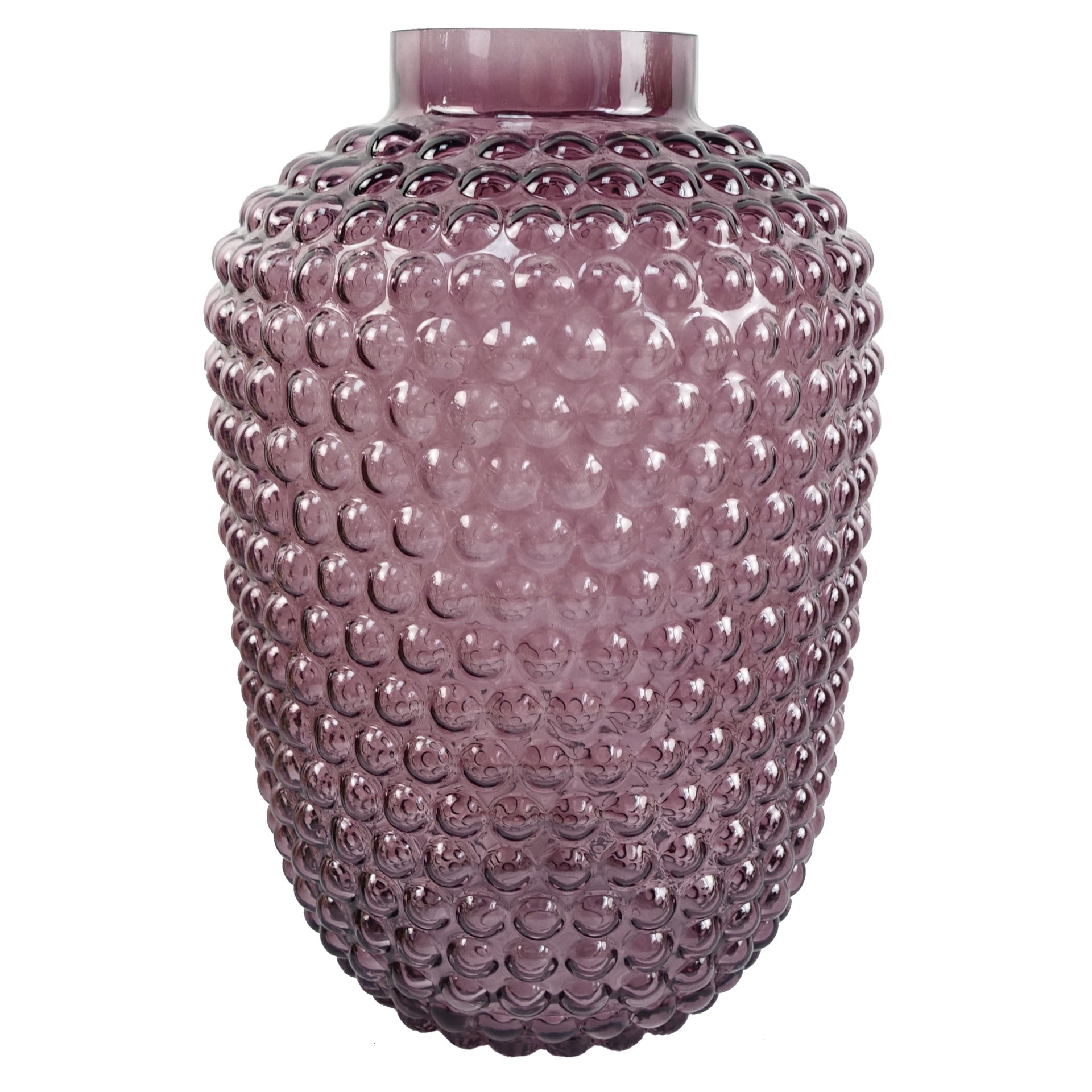 80cm Amethyst Vase Artificial Orchids and  Foliage