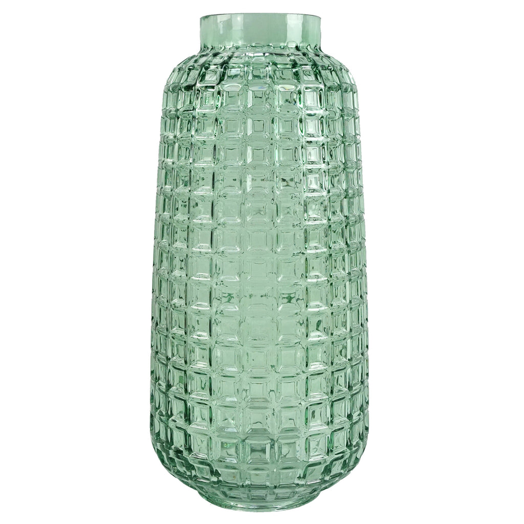 60cm Artificial Rose Display Glass Vase